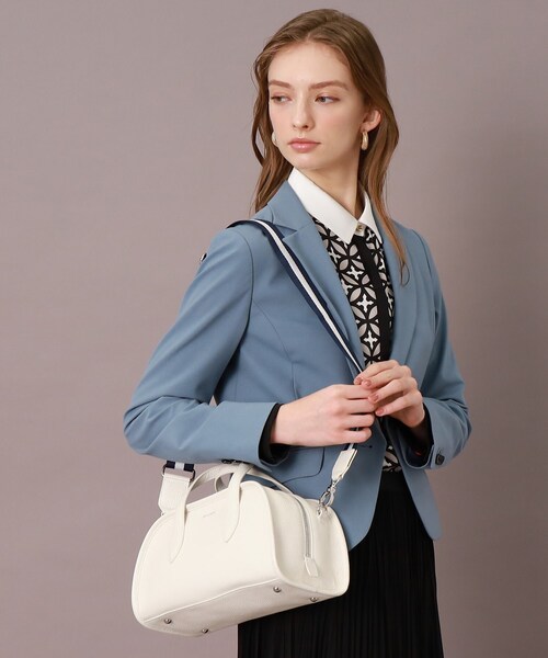 DRESSTERIOR（ドレステリア）の「◆【2WAY】テリーヌバッグ（ボストンバッグ・レディース・ベージュ/ブラック/オフホワイト・00）」の4枚目の写真