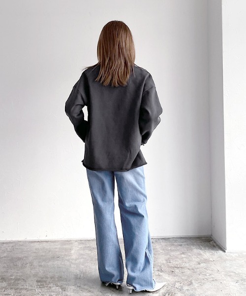 RASW（ラス）の「[RASW]2typeストレートデニムパンツ（デニムパンツ・レディース・ブルー系その他/サックスブルー/ブルー/ブルー系その他2/ブルー系その他3・S/M/L）」の8枚目の写真