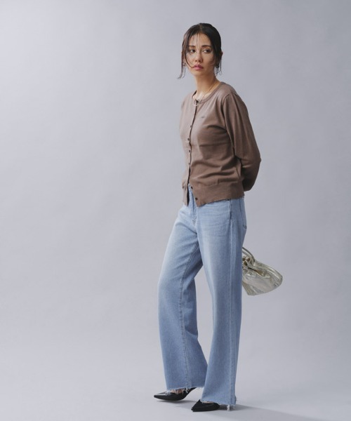 RASW（ラス）の「[RASW]2typeストレートデニムパンツ（デニムパンツ・レディース・ブルー系その他/サックスブルー/ブルー/ブルー系その他2/ブルー系その他3・S/M/L）」の14枚目の写真