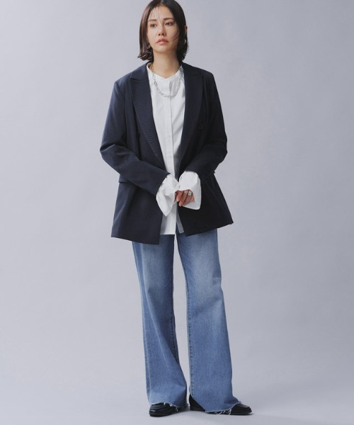 RASW（ラス）の「[RASW]2typeストレートデニムパンツ（デニムパンツ・レディース・ブルー系その他/サックスブルー/ブルー/ブルー系その他2/ブルー系その他3・S/M/L）」の19枚目の写真