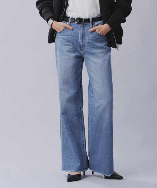 RASW（ラス）の「[RASW]2typeストレートデニムパンツ（デニムパンツ・レディース・ブルー系その他/サックスブルー/ブルー/ブルー系その他2/ブルー系その他3・S/M/L）」の20枚目の写真