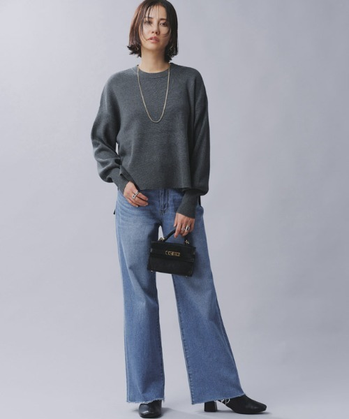 RASW（ラス）の「[RASW]2typeストレートデニムパンツ（デニムパンツ・レディース・ブルー系その他/サックスブルー/ブルー/ブルー系その他2/ブルー系その他3・S/M/L）」の22枚目の写真
