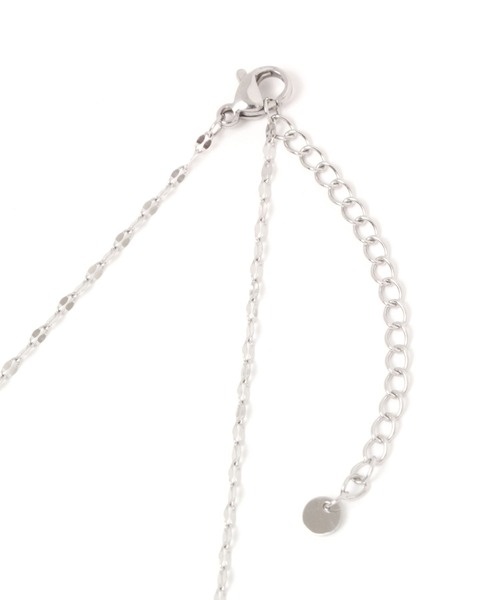 BAYFLOW（ベイフロー）の「ステンレスペタルチェーンネックレス（ネックレス・レディース・イエロー/ライトグレー・FREE）」の5枚目の写真