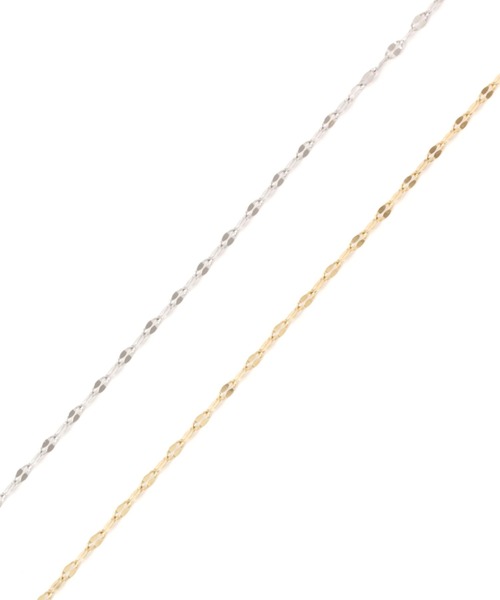 BAYFLOW（ベイフロー）の「ステンレスペタルチェーンネックレス（ネックレス・レディース・イエロー/ライトグレー・FREE）」の3枚目の写真