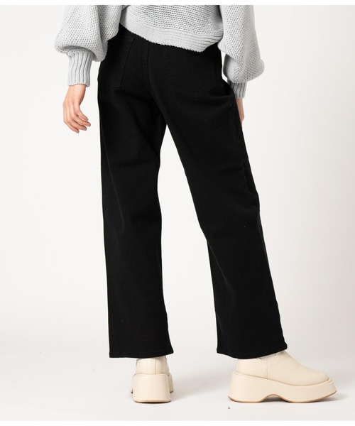 ANAP(アナップ)の「3つボタンストレッチストレートパンツ(デニムパンツ・レディース・ブラック/ブルー・M/S)」の19枚目の写真