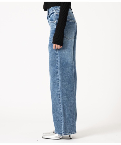ANAP(アナップ)の「3つボタンストレッチストレートパンツ(デニムパンツ・レディース・ブラック/ブルー・M/S)」の15枚目の写真