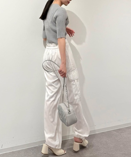 JILL by JILL STUART(ジルバイジルスチュアート)の「◇バリエーションカーゴパンツ(カーゴパンツ・レディース・ベージュ/ホワイト/ブラック/カーキ・SMALL/MEDIUM)」の8枚目の写真