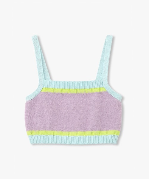 ANNA SUI NYC（アナ スイ エヌ ワイ シー）の「ANNA SUI NYC マルチカラータンクトップ（タンクトップ・レディース・グリーン/ブラック/パープル・FREE）」の5枚目の写真