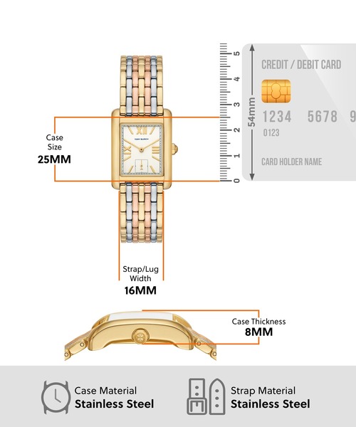 TORY BURCH シルバー アナログ時計 箱付き 腕時計 - レディース | トリーバーチ公式オンラインストア