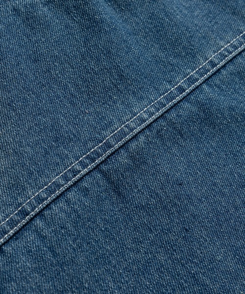 WISH FOR EVER(ウィッシュフォーエバー)の「OVER DYE DENIM HOODIE /オーバーダイデニムフーディ(パーカー・メンズ・インディゴブルー/ブラック・MEDIUM/LARGE)」の15枚目の写真