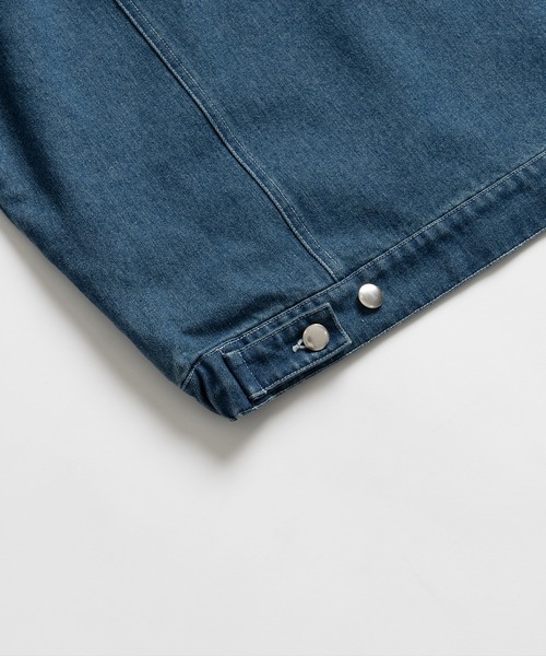 WISH FOR EVER(ウィッシュフォーエバー)の「OVER DYE DENIM HOODIE /オーバーダイデニムフーディ(パーカー・メンズ・インディゴブルー/ブラック・MEDIUM/LARGE)」の17枚目の写真