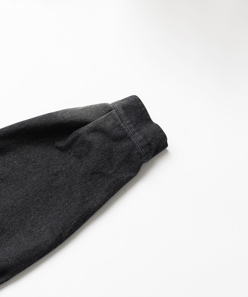 WISH FOR EVER(ウィッシュフォーエバー)の「OVER DYE DENIM HOODIE /オーバーダイデニムフーディ(パーカー・メンズ・インディゴブルー/ブラック・MEDIUM/LARGE)」の12枚目の写真