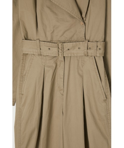 THROW by SLY(スローバイスライ)の「THROW TRENCH JUMPSUITS トレンチ ジャンプスーツ(つなぎ/オールインワン・レディース・ライトブラック/ベージュ・FREE)」の6枚目の写真