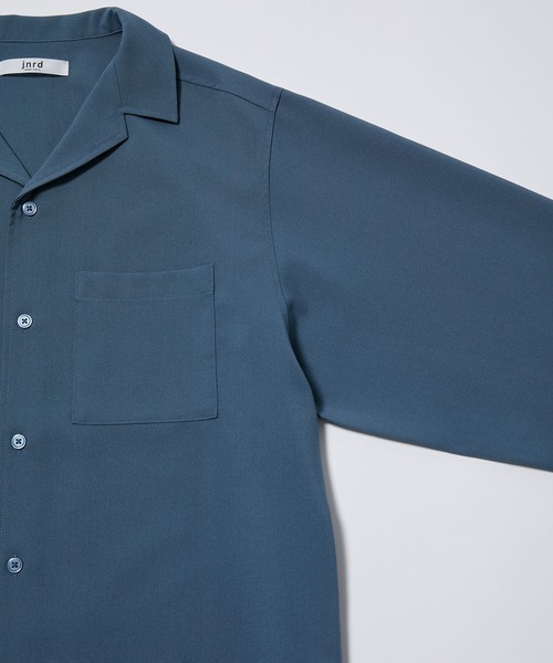  j.n.r.d（ジェー・エヌ・アール・ディー）の「【セットアップ対応】j.n.r.d/エコストリッチCPOシャツ（シャツ/ブラウス・メンズ・ベージュ/ライトグリーン/ブルー・M/LL/L）」の7枚目の写真