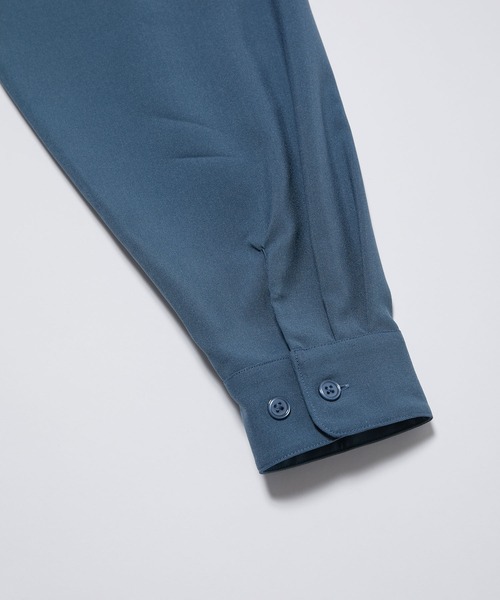  j.n.r.d（ジェー・エヌ・アール・ディー）の「【セットアップ対応】j.n.r.d/エコストリッチCPOシャツ（シャツ/ブラウス・メンズ・ベージュ/ライトグリーン/ブルー・M/LL/L）」の12枚目の写真