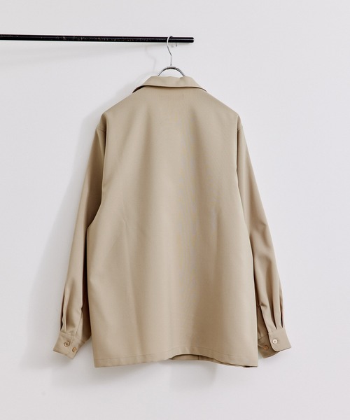  j.n.r.d（ジェー・エヌ・アール・ディー）の「【セットアップ対応】j.n.r.d/エコストリッチCPOシャツ（シャツ/ブラウス・メンズ・ベージュ/ライトグリーン/ブルー・M/LL/L）」の14枚目の写真