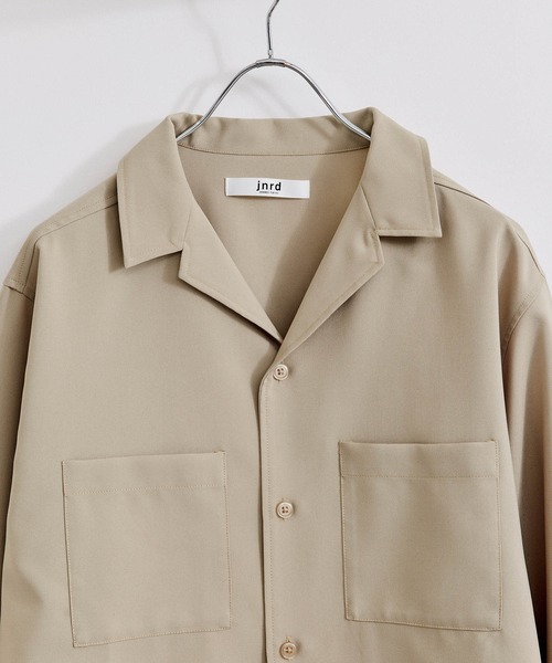  j.n.r.d（ジェー・エヌ・アール・ディー）の「【セットアップ対応】j.n.r.d/エコストリッチCPOシャツ（シャツ/ブラウス・メンズ・ベージュ/ライトグリーン/ブルー・M/LL/L）」の15枚目の写真