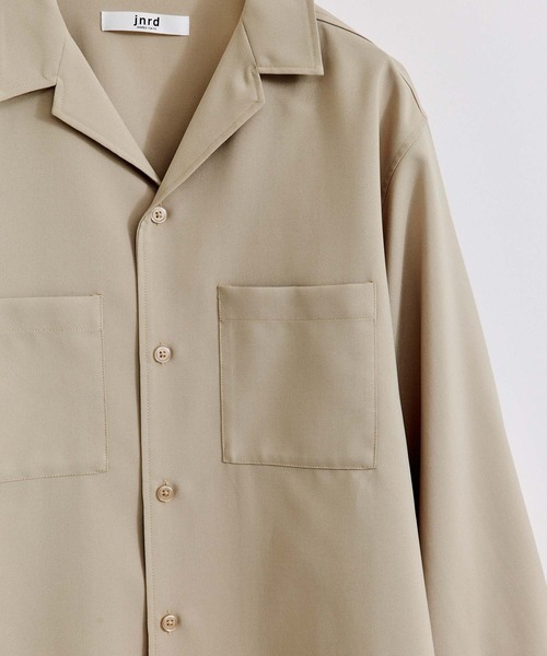  j.n.r.d（ジェー・エヌ・アール・ディー）の「【セットアップ対応】j.n.r.d/エコストリッチCPOシャツ（シャツ/ブラウス・メンズ・ベージュ/ライトグリーン/ブルー・M/LL/L）」の16枚目の写真