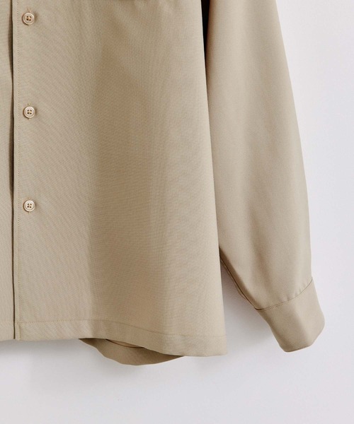  j.n.r.d（ジェー・エヌ・アール・ディー）の「【セットアップ対応】j.n.r.d/エコストリッチCPOシャツ（シャツ/ブラウス・メンズ・ベージュ/ライトグリーン/ブルー・M/LL/L）」の18枚目の写真