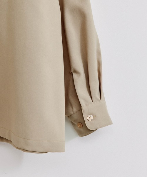  j.n.r.d（ジェー・エヌ・アール・ディー）の「【セットアップ対応】j.n.r.d/エコストリッチCPOシャツ（シャツ/ブラウス・メンズ・ベージュ/ライトグリーン/ブルー・M/LL/L）」の19枚目の写真