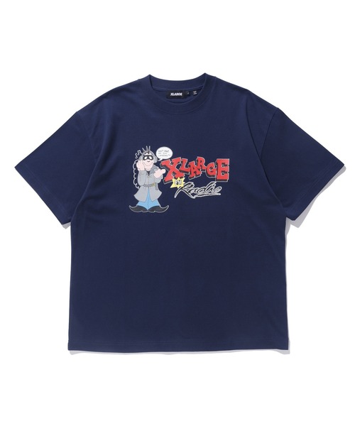 XLARGE(エクストララージ)の「XLARGE RADIO S/S TEE(Tシャツ/カットソー・メンズ・ホワイト/ネイビー/ブラック・S/M/L/XL)」の3枚目の写真