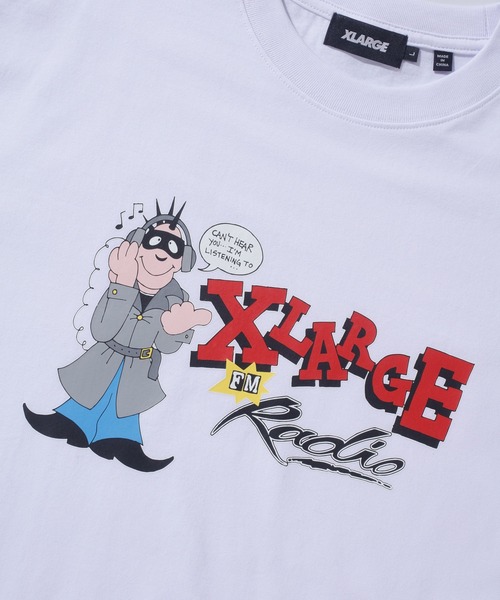 XLARGE(エクストララージ)の「XLARGE RADIO S/S TEE(Tシャツ/カットソー・メンズ・ホワイト/ネイビー/ブラック・S/M/L/XL)」の9枚目の写真