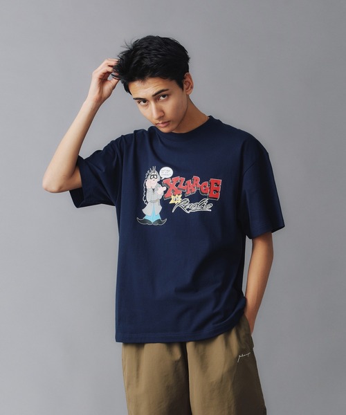 XLARGE(エクストララージ)の「XLARGE RADIO S/S TEE(Tシャツ/カットソー・メンズ・ホワイト/ネイビー/ブラック・S/M/L/XL)」の10枚目の写真