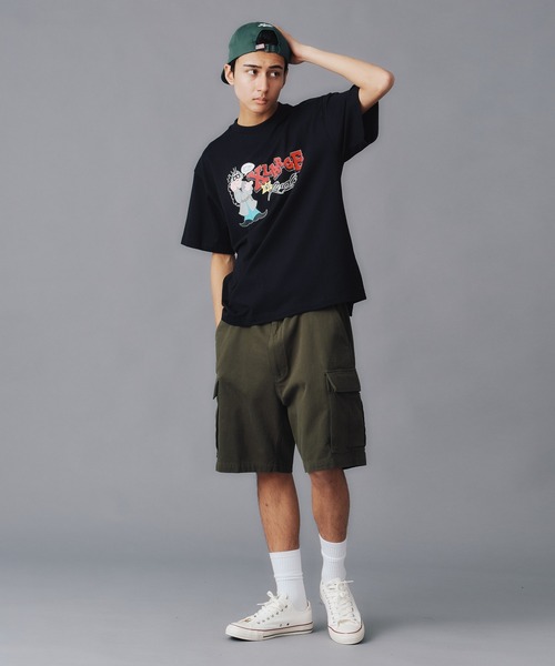 XLARGE(エクストララージ)の「XLARGE RADIO S/S TEE(Tシャツ/カットソー・メンズ・ホワイト/ネイビー/ブラック・S/M/L/XL)」の5枚目の写真