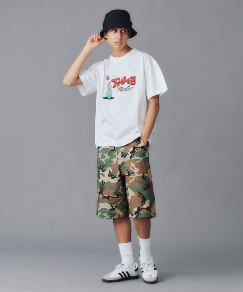 XLARGE(エクストララージ)の「XLARGE RADIO S/S TEE(Tシャツ/カットソー・メンズ・ホワイト/ネイビー/ブラック・S/M/L/XL)」の6枚目の写真