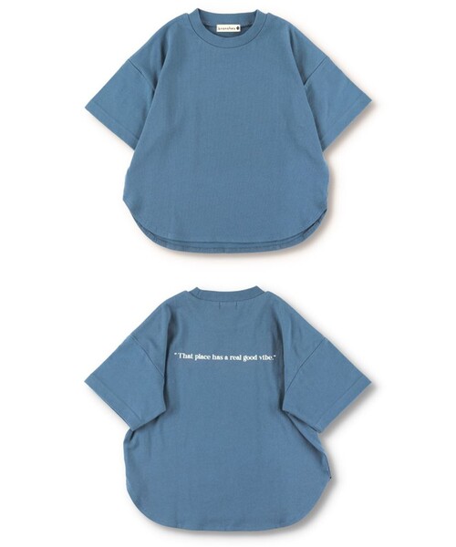 BRANSHES(ブランシェス)の「【男女兼用】BIGシルエット6分袖Tシャツ(Tシャツ/カットソー・キッズ・その他/ブラック/オフホワイト/ピンク/ネイビー・130/110/120/140/160/150/100)」の19枚目の写真