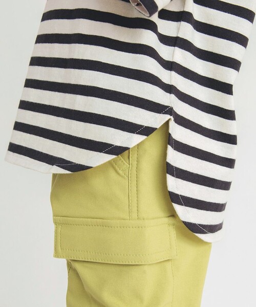 BRANSHES(ブランシェス)の「【男女兼用】BIGシルエット6分袖Tシャツ(Tシャツ/カットソー・キッズ・その他/ブラック/オフホワイト/ピンク/ネイビー・130/110/120/140/160/150/100)」の12枚目の写真