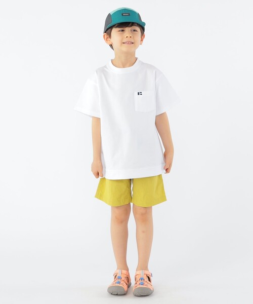 Russell Athletic（ラッセルアスレティック）の「【SHIPS KIDS別注】RUSSELL ATHLETIC:100～130cm /〈吸水速乾/抗菌/防臭〉TEE（Tシャツ/カットソー・キッズ・チャコールグレー/ホワイト系/ベージュ・100/110/120/130）」の10枚目の写真