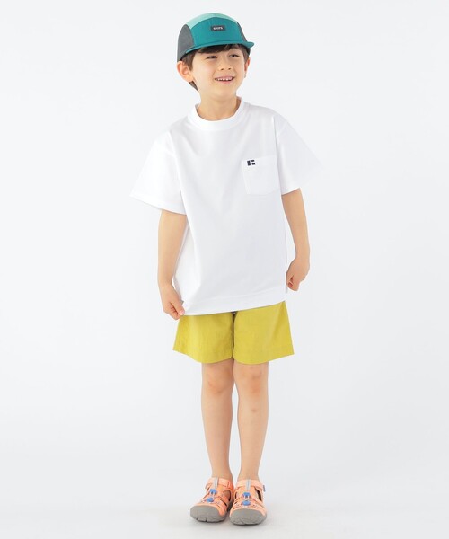 Russell Athletic（ラッセルアスレティック）の「【SHIPS KIDS別注】RUSSELL ATHLETIC:100～130cm /〈吸水速乾/抗菌/防臭〉TEE（Tシャツ/カットソー・キッズ・チャコールグレー/ホワイト系/ベージュ・100/110/120/130）」の11枚目の写真