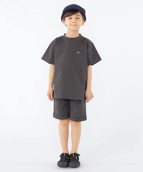 Russell Athletic（ラッセルアスレティック）の「【SHIPS KIDS別注】RUSSELL ATHLETIC:100～130cm /〈吸水速乾/抗菌/防臭〉TEE（Tシャツ/カットソー・キッズ・チャコールグレー/ホワイト系/ベージュ・100/110/120/130）」の14枚目の写真