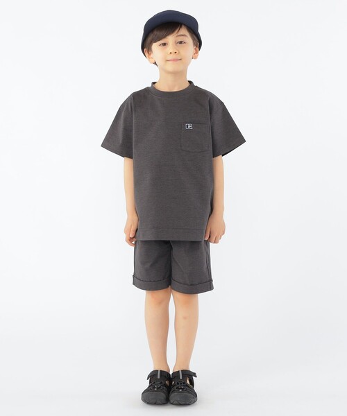 Russell Athletic（ラッセルアスレティック）の「【SHIPS KIDS別注】RUSSELL ATHLETIC:100～130cm /〈吸水速乾/抗菌/防臭〉TEE（Tシャツ/カットソー・キッズ・チャコールグレー/ホワイト系/ベージュ・100/110/120/130）」の15枚目の写真