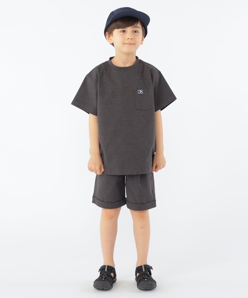 Russell Athletic（ラッセルアスレティック）の「【SHIPS KIDS別注】RUSSELL ATHLETIC:100～130cm /〈吸水速乾/抗菌/防臭〉TEE（Tシャツ/カットソー・キッズ・チャコールグレー/ホワイト系/ベージュ・100/110/120/130）」の16枚目の写真