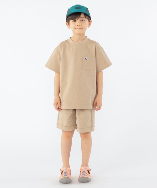 Russell Athletic（ラッセルアスレティック）の「【SHIPS KIDS別注】RUSSELL ATHLETIC:100～130cm /〈吸水速乾/抗菌/防臭〉TEE（Tシャツ/カットソー・キッズ・チャコールグレー/ホワイト系/ベージュ・100/110/120/130）」の21枚目の写真