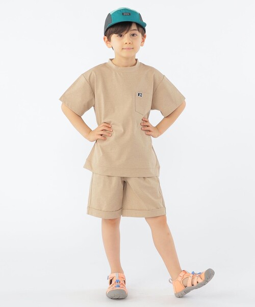 Russell Athletic（ラッセルアスレティック）の「【SHIPS KIDS別注】RUSSELL ATHLETIC:100～130cm /〈吸水速乾/抗菌/防臭〉TEE（Tシャツ/カットソー・キッズ・チャコールグレー/ホワイト系/ベージュ・100/110/120/130）」の22枚目の写真
