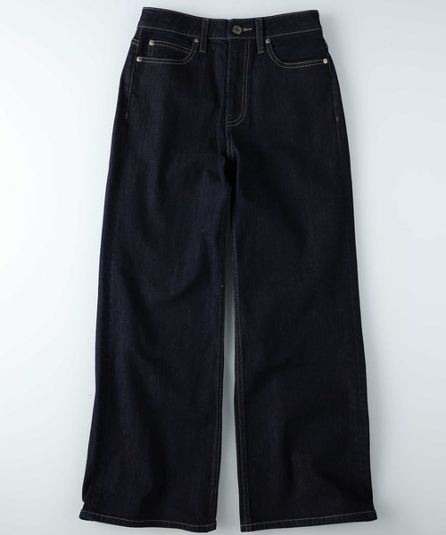 BACK NUMBER（バックナンバー）の「【BACK NUMBER】バギーストレートデニムパンツ（デニムパンツ・レディース・ノンウォッシュ/ライトインディゴブルー・L/S/M/XS）」の11枚目の写真