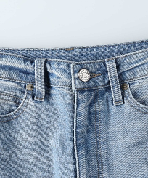 BACK NUMBER（バックナンバー）の「【BACK NUMBER】バギーストレートデニムパンツ（デニムパンツ・レディース・ノンウォッシュ/ライトインディゴブルー・L/S/M/XS）」の14枚目の写真