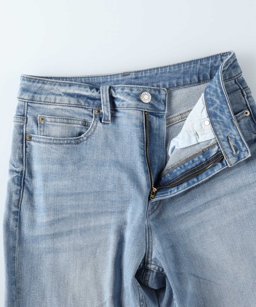 BACK NUMBER（バックナンバー）の「【BACK NUMBER】バギーストレートデニムパンツ（デニムパンツ・レディース・ノンウォッシュ/ライトインディゴブルー・L/S/M/XS）」の15枚目の写真