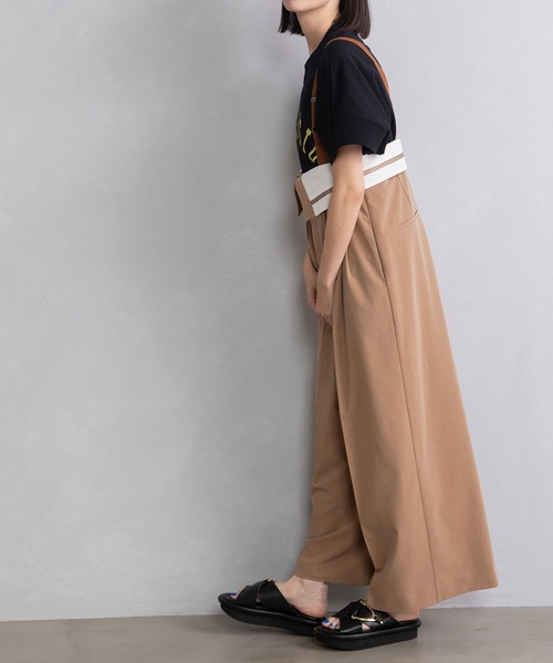MARECHAL TERRE(マルシャルテル)の「サスペンダーパンツ(その他パンツ・レディース・ライトカーキ/キャメル/ブルー/ブラック・MEDIUM)」の5枚目の写真