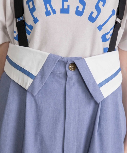 MARECHAL TERRE(マルシャルテル)の「サスペンダーパンツ(その他パンツ・レディース・ライトカーキ/キャメル/ブルー/ブラック・MEDIUM)」の13枚目の写真