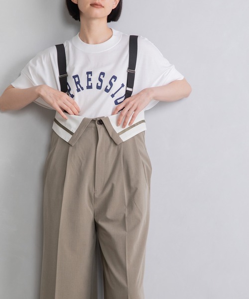 MARECHAL TERRE(マルシャルテル)の「サスペンダーパンツ(その他パンツ・レディース・ライトカーキ/キャメル/ブルー/ブラック・MEDIUM)」の22枚目の写真