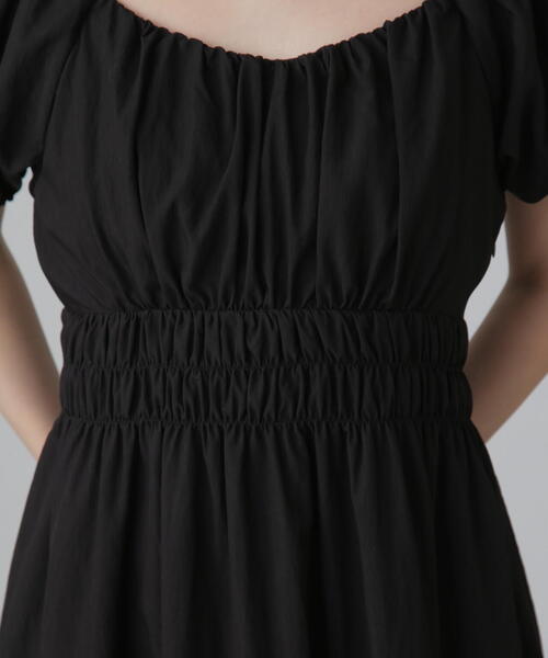 FREE'S MART(フリーズマート)の「◆2WAYオフショルボリュームスリーブワンピース(ワンピース・レディース・ブラック/ホワイト/ライトグリーン・SMALL/MEDIUM)」の13枚目の写真