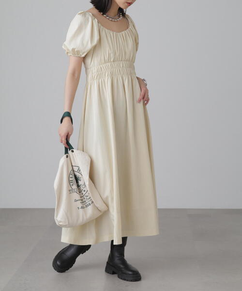 FREE'S MART(フリーズマート)の「◆2WAYオフショルボリュームスリーブワンピース(ワンピース・レディース・ブラック/ホワイト/ライトグリーン・SMALL/MEDIUM)」の21枚目の写真