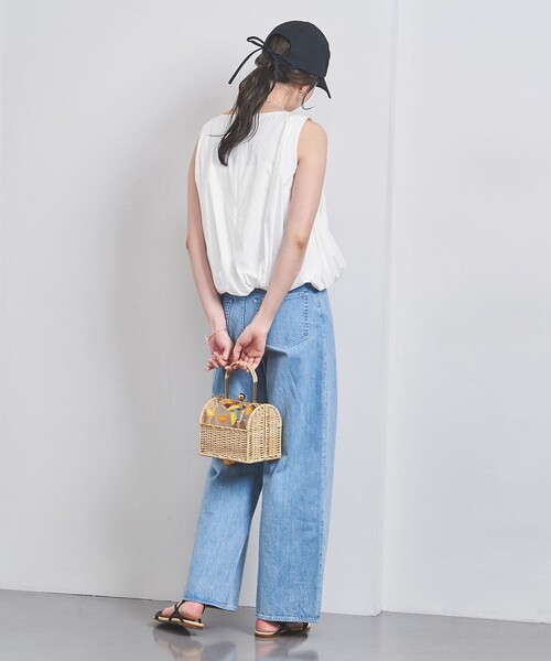 UNITED ARROWS(ユナイテッドアローズ)の「バルーン ノースリーブ ブラウス(シャツ/ブラウス・レディース・ブラック/ホワイト/オリーブ・FREE)」の11枚目の写真