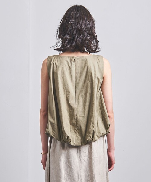 UNITED ARROWS(ユナイテッドアローズ)の「バルーン ノースリーブ ブラウス(シャツ/ブラウス・レディース・ブラック/ホワイト/オリーブ・FREE)」の16枚目の写真