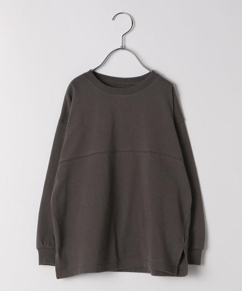 BAYFLOW（ベイフロー）の「[プチプラ★\1791］新色入荷!!ベーシックBIG TEE（KIDS）（Tシャツ/カットソー・キッズ・パープル/オフホワイト/チャコール/ナチュラル/グリーン/ブルー/ブラック/レッド・120cm/130cm/140cm/110cm/150cm）」の18枚目の写真