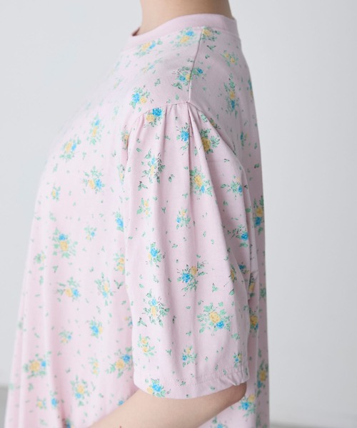 forksy.】フラワープリントフリルワンピース（ワンピース）｜forksy